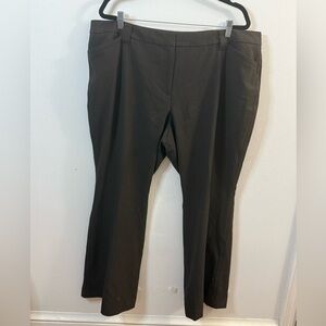 Talbots Heritage Brown Trouser Pant Size 22WP